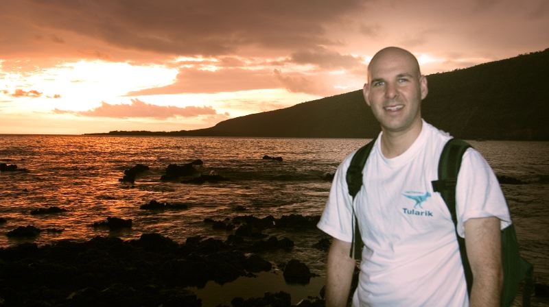 Rob at Captian Cook Beach