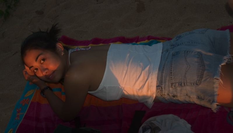 Nadia, Hanalei Bay Beach