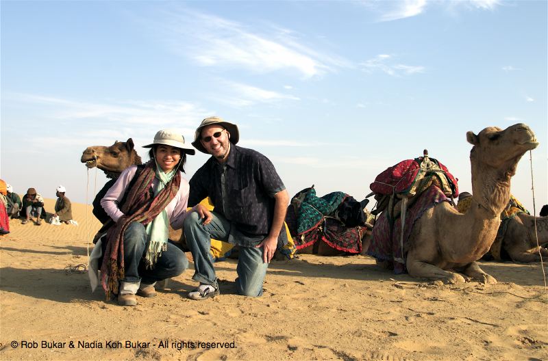 Photos in India with Rob and Nadia