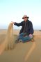 Rob in desert, Jaisalmer