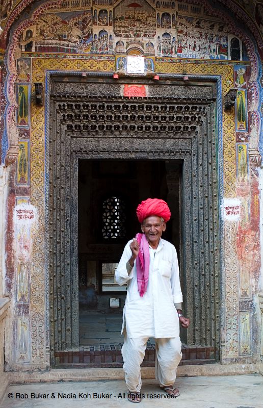 Dancing Man at Haveli, Shekhawati