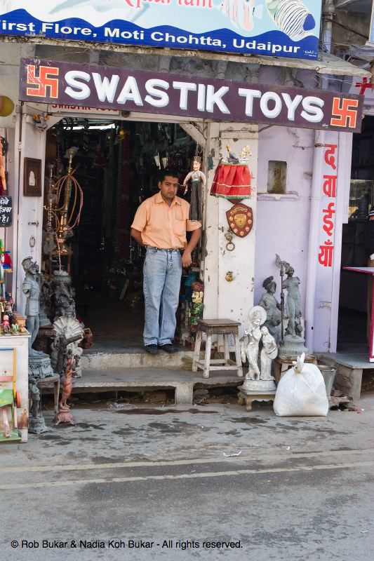 The Swastik, a Positive Hindu Symbol, Udaipur