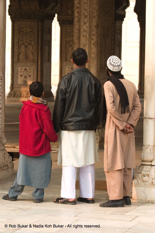 Indian Tourists, Red Fort, Delhi