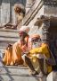 Men Outside Hindu Temple, Udaipur