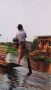Foot Rowing Fisherman