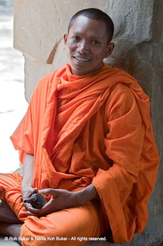 Monk, Angkor Wat
