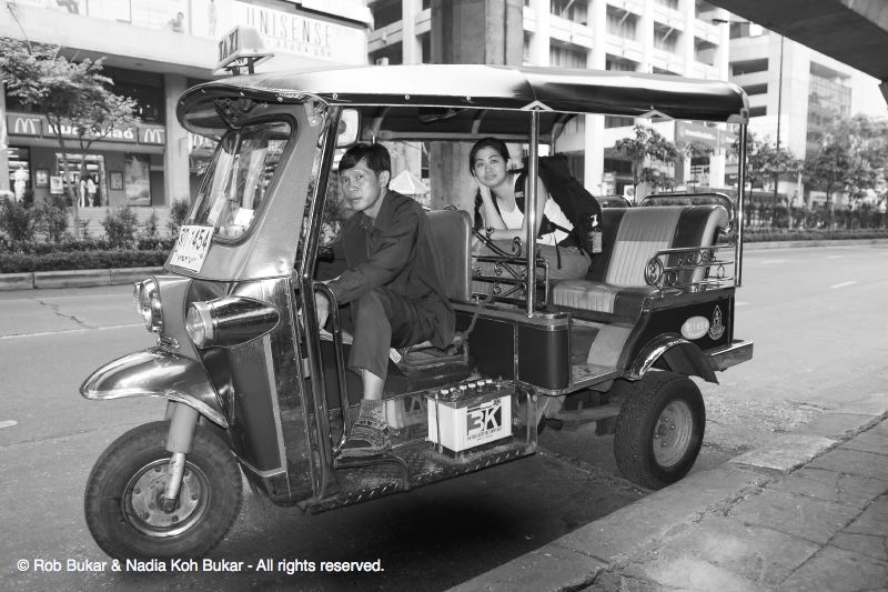 Nadia in TukTuk, Thailand
