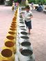Boy Giving Prayer Money