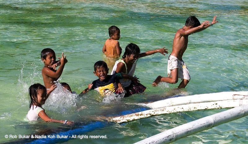 Children Playing in Ocean #2, Boracay