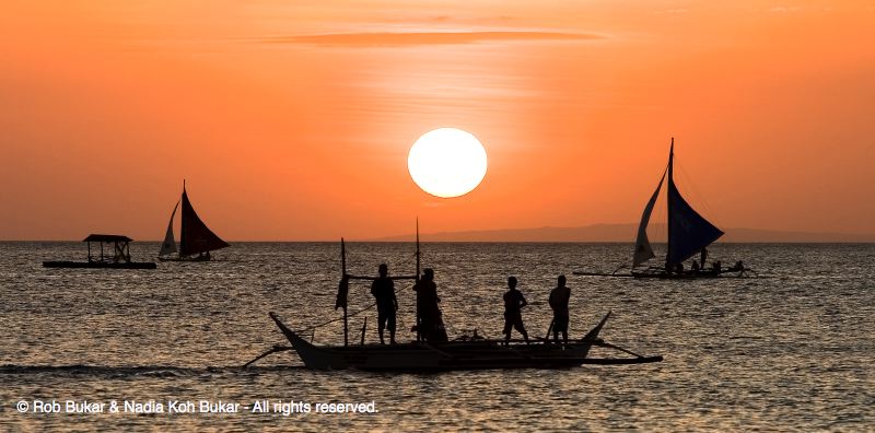 Boracay Sunset Silouette #2