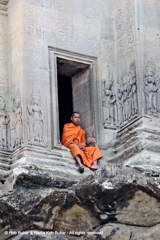 Monk, Angkor Wat