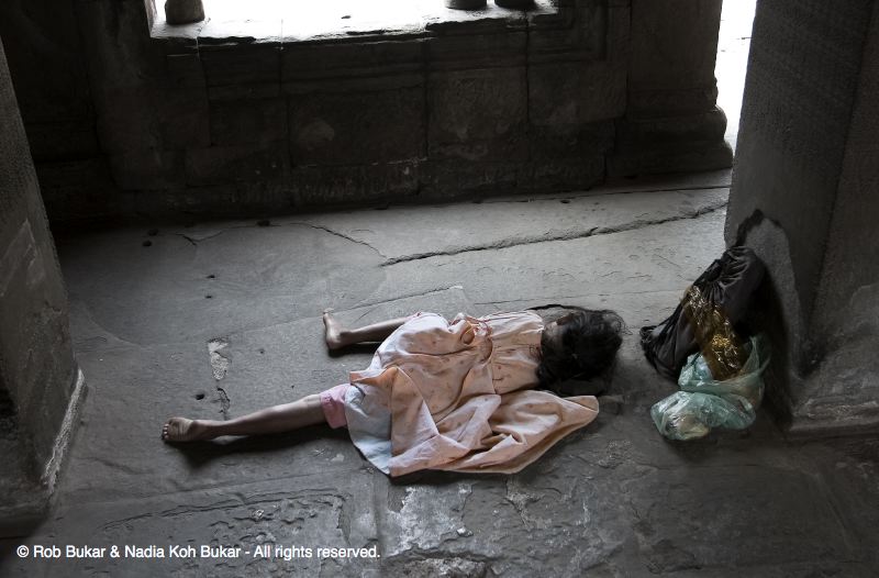 Sleeping Girl, Angkor Wat