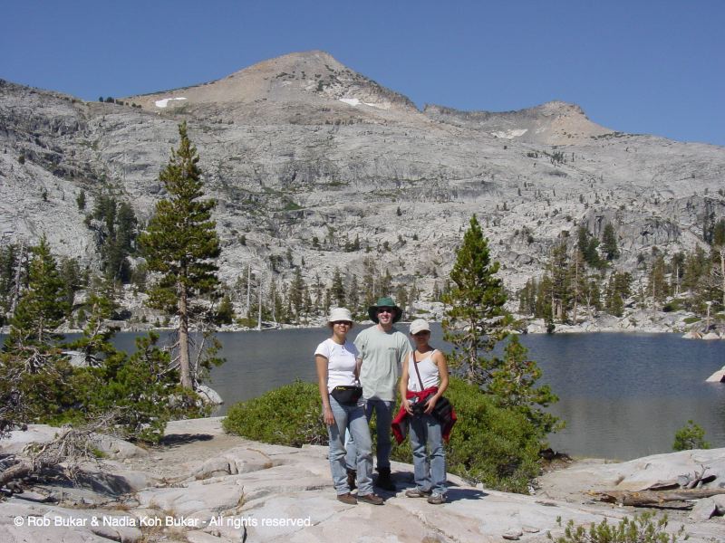 Nadia, Rob, Liza at Second Lake