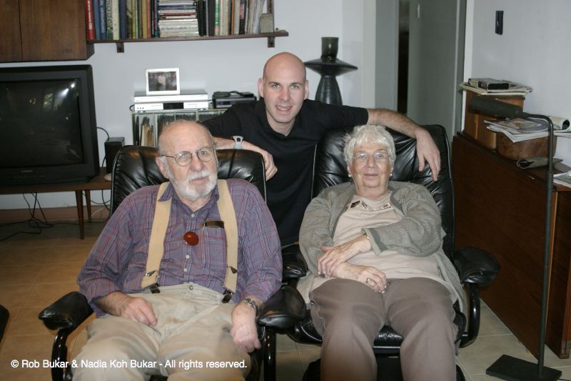 Dad, Rob, and Mom