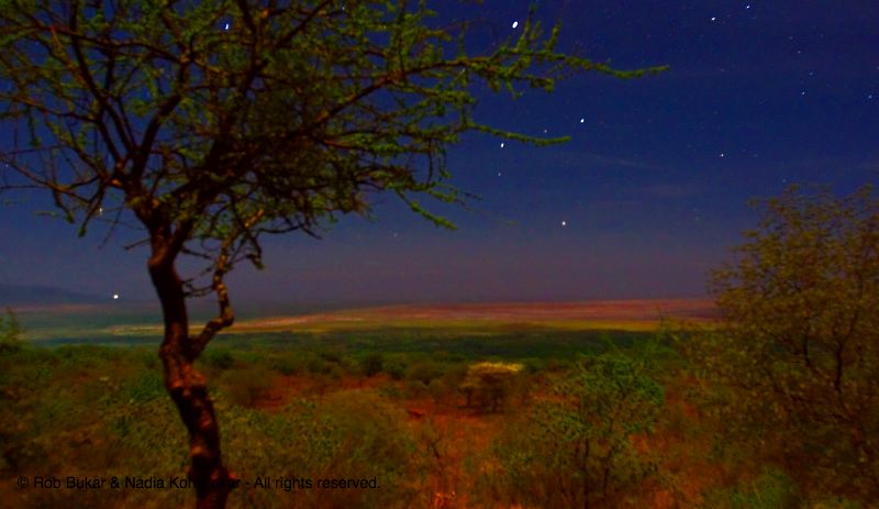 Night, Lake Manyara
