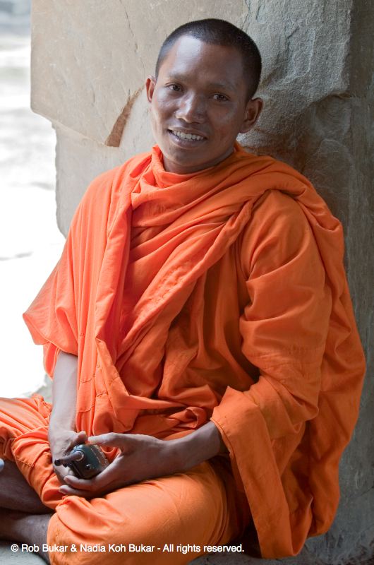 Monk, Angkor Wat
