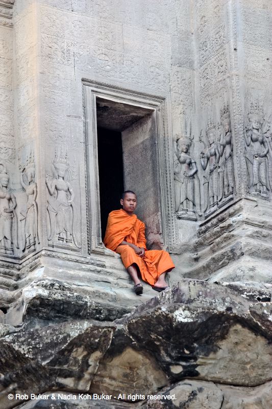 Monk, Angkor Wat