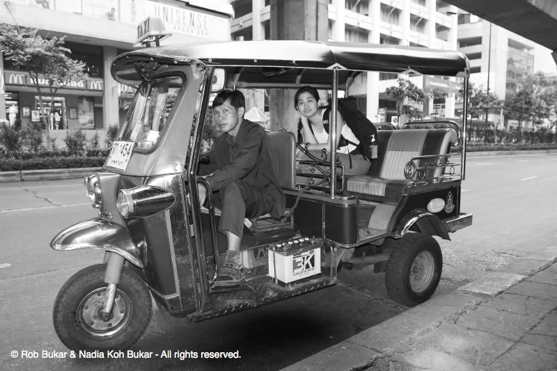 Nadia in TukTuk, Thailand