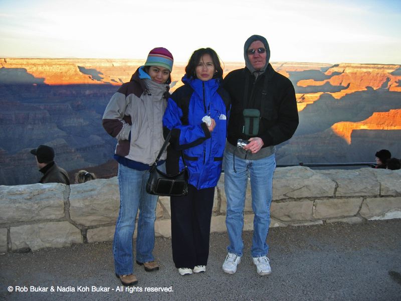Nadia, Mom, John