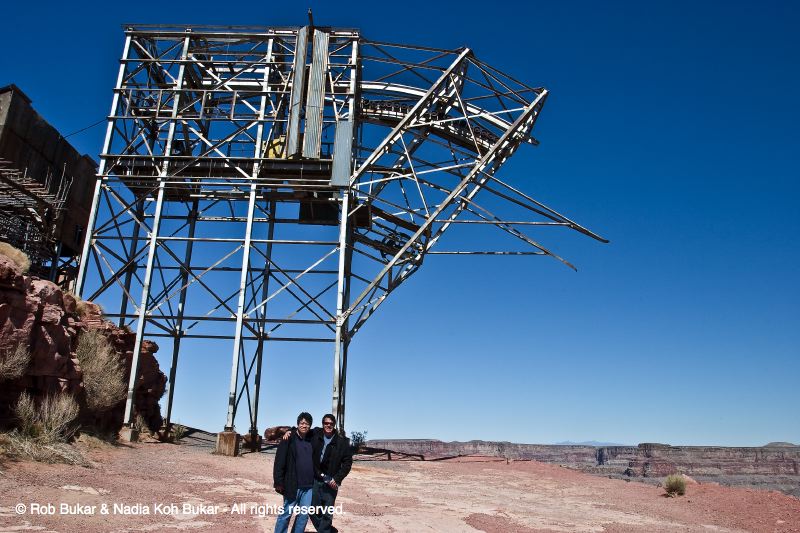 Andy and Kevin, Old Minning Equipment, Grand Canyon West