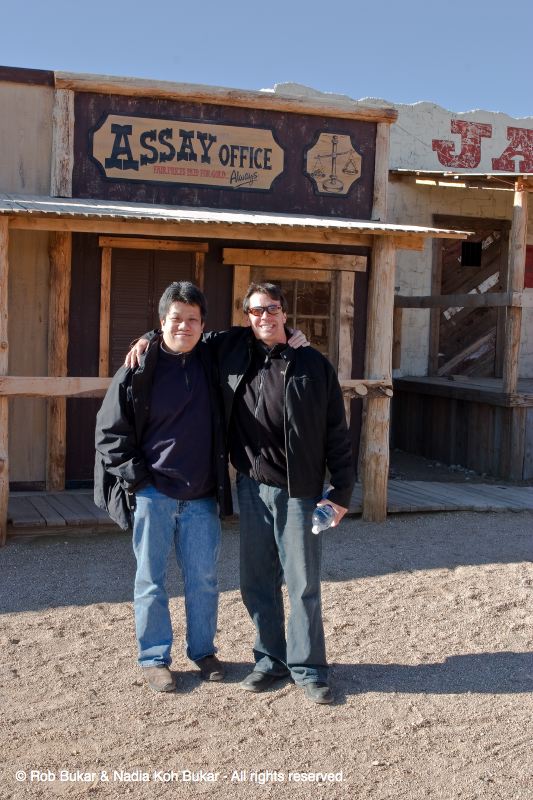 Andy and Kevin at the Assay Office