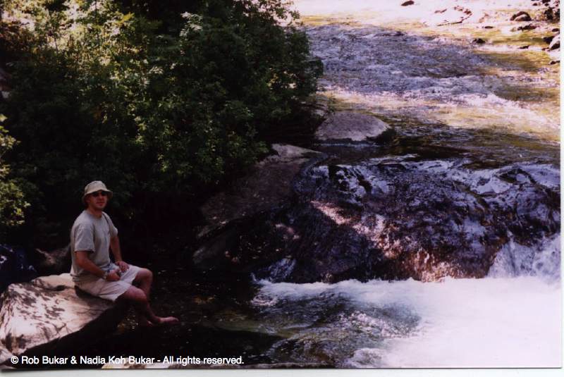 Rob Soaking Feet - Grand Tetons