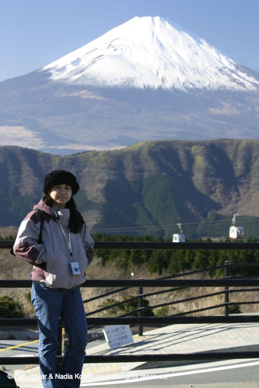 Nadia at Mount Fuji