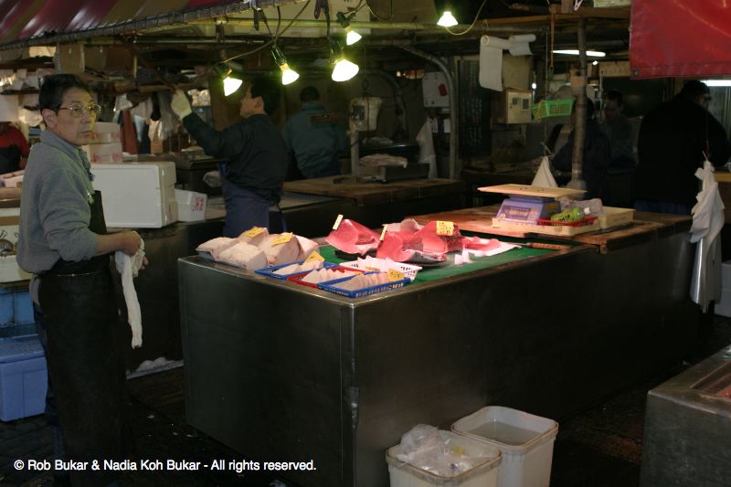Sushi at Fish Market, Tokyo