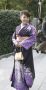 Girl wearing Kimono at Hachimangu Shrine, Kamakura