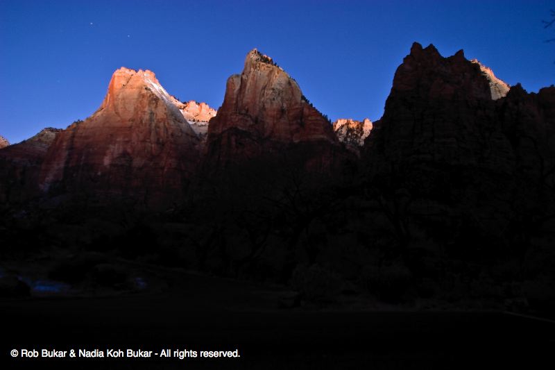 Dawn Zion National Park