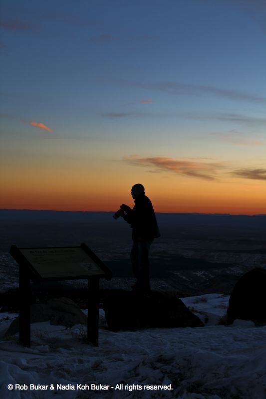 Rob Shooting Sunset