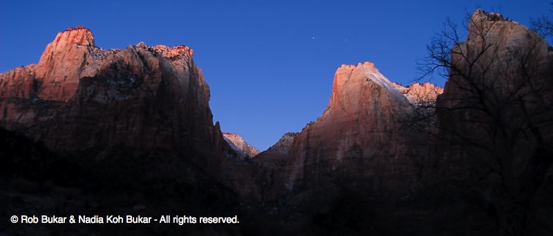 Dawn Zion National Park