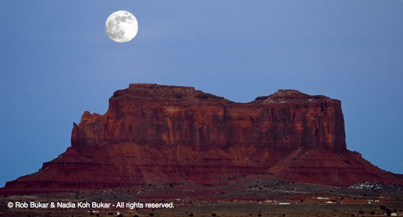 Moon Rising, Mars Following, Monument Valley