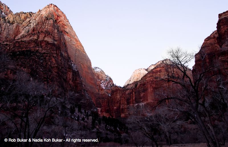 Sunrise Zion National Park