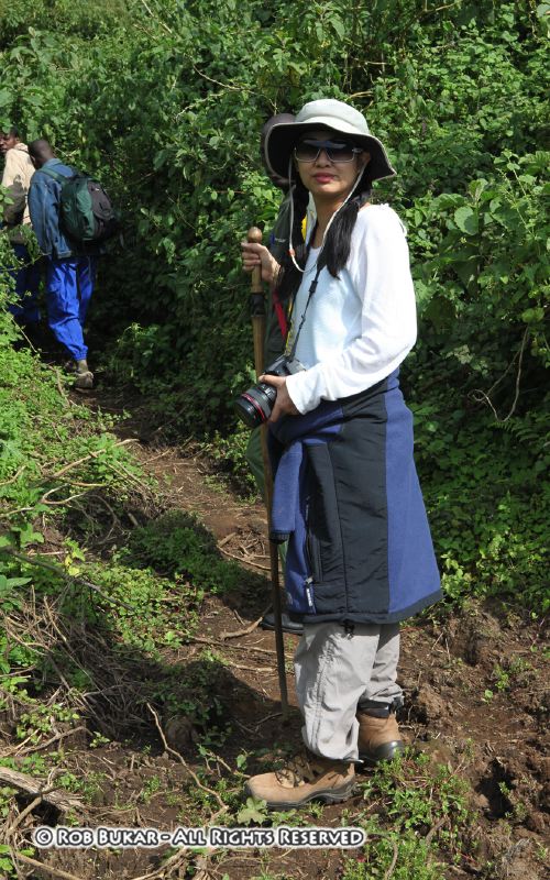 Nadia Trekking out of the Jungle