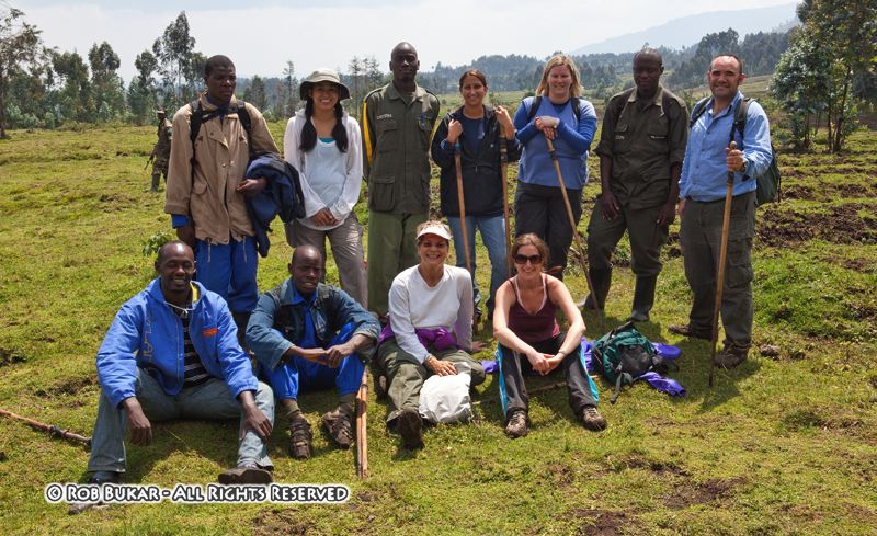 Trek Group off to See Sabyinyo Group