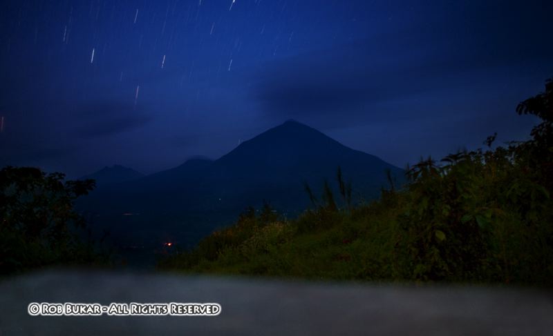 Dawn over Volcanoes