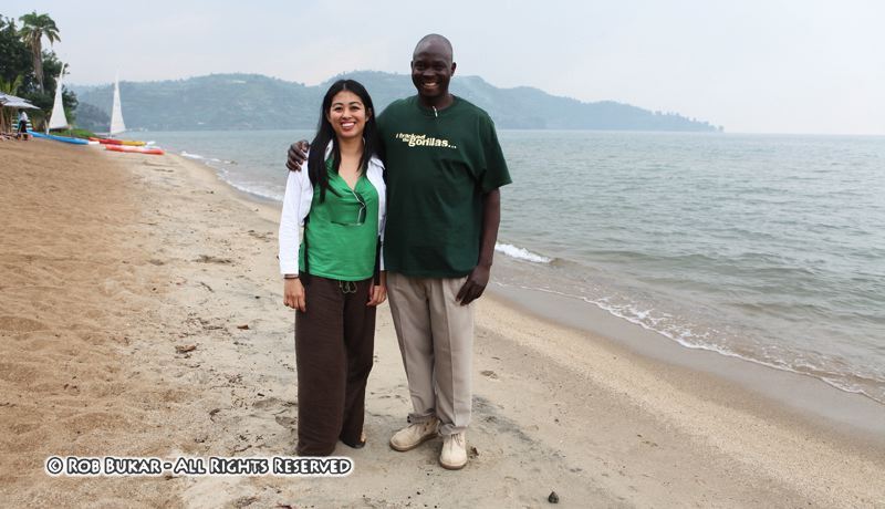 Nadia and our Guide Francis