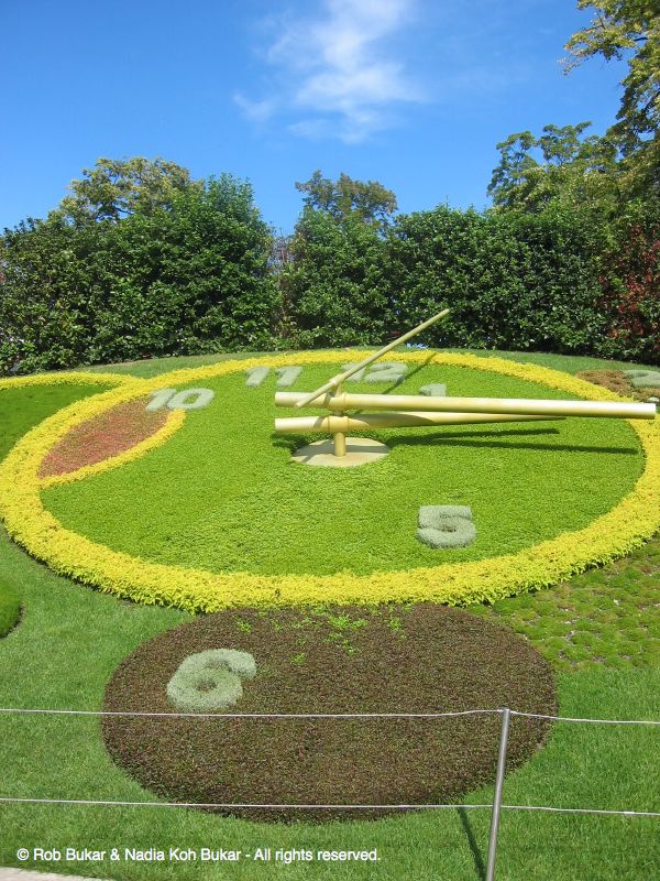 Flower Clock, Geneva