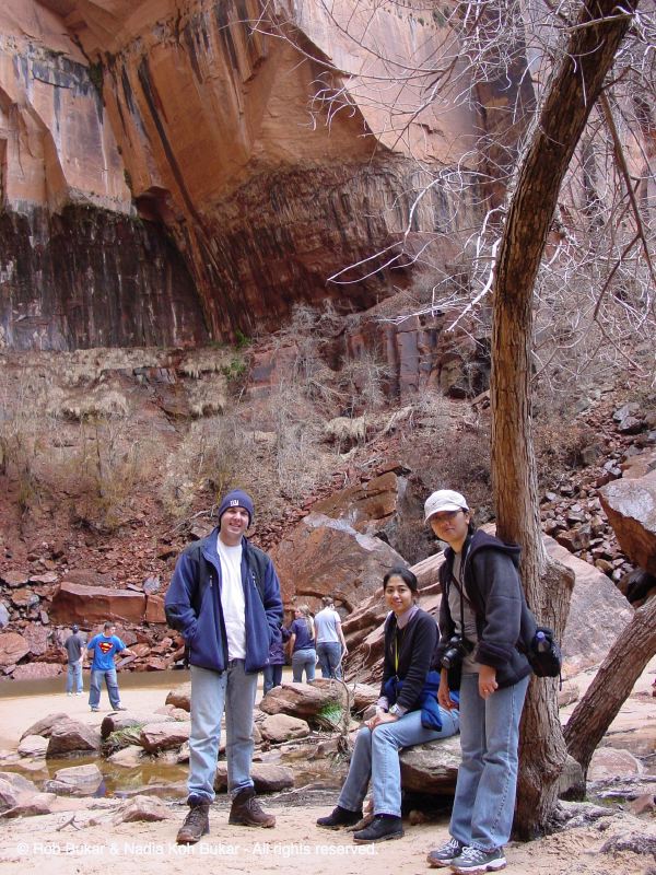 Rob, Nadia, Liza, Zion National Park