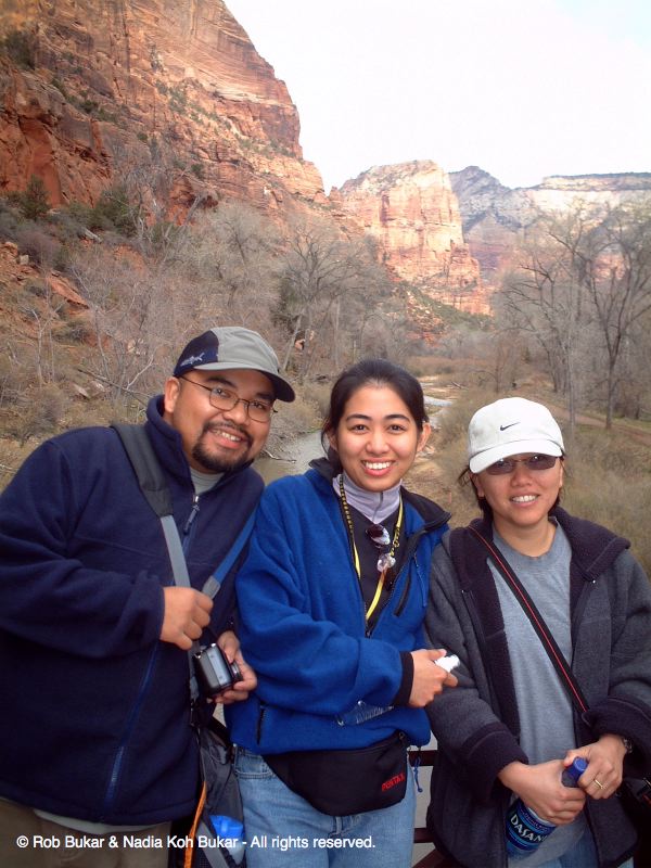Jean, Nadia, Liza, Zion National Park