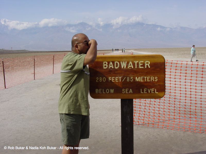 Jean, Badwater (Lowest Elevation in USA), Death Valley, CA