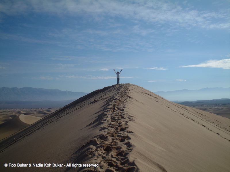Rob at the Top, Death Valley, CA